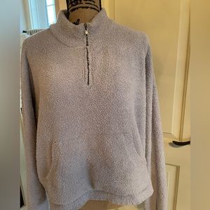 Priv sleepwear. Front zipper & front pockets. Super super soft terry cloth.